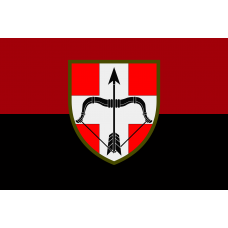 Прапор 39 зенітний ракетний полк Червоно чорний