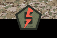 Прапор 5 окрема штурмова бригада camo-чорний