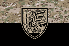Прапор 81 бригада ДШВ camo-black
