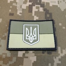 PVC нашивка Прапор України 7х5см польовий