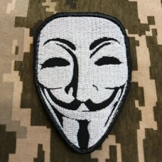 Купить Шеврон Анонімус маска в интернет-магазине Каптерка в Киеве и Украине