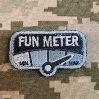 Нашивка Fun meter Grey