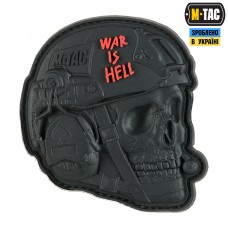 PVC патч War is Hell M-TAC 3D Black