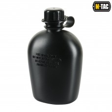 Купить Фляга пластикова 1л чорна M-Tac в интернет-магазине Каптерка в Киеве и Украине