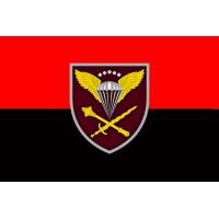 Прапор Командування ДШВ (червоно-чорний)