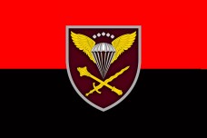 Купить Прапор Командування ДШВ (червоно-чорний) в интернет-магазине Каптерка в Киеве и Украине