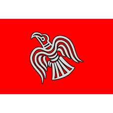 Прапор Ворон червоний