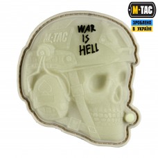 PVC патч War is Hell M-TAC 3D світлонакопичувальний