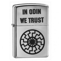 Запальничка Чорне Сонце In Odin We Trust
