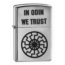 Запальничка Чорне Сонце In Odin We Trust