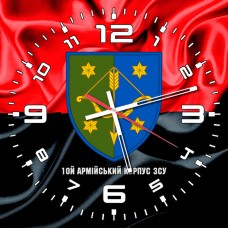 Годинник 10 армійський корпус червоно-чорний