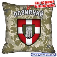 Декоративна подушка 100 ОМБр піксель