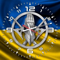 Годинник 101 ОБрОГШ знак жовто-блакитний