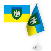 Настільний прапорець 107 окрема бригада ТрО