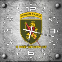 Годинник 11 армійський корпус новий знак сірий