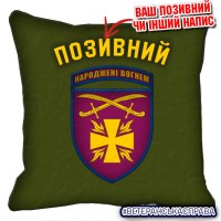 Декоративна подушка 115 ОМБр олива