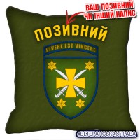 Декоративна подушка 116 ОМБр олива