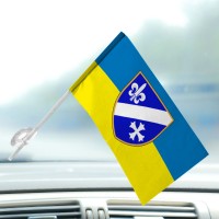 Автомобільний прапорець 120 ОРП жовто-блакитний