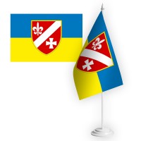 Настільний прапорець 130 окремий розвідувальний батальйон