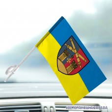 Автомобільний прапорець 14 зенітна ракетна Уманська бригада