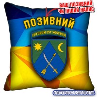 Декоративна подушка жовто-блакитна 151 ОМБр