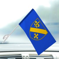 Автомобільний прапорець 151 окремий розвідувально-ударний батальйон синій