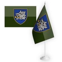 Настільний прапорець 153 ОМБр старий шеврон польовий