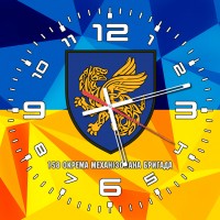 Годинник 158 Окрема Механізована Бригада жовто-блакитний
