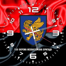 Годинник 158 Окрема Механізована Бригада червоно-чорний