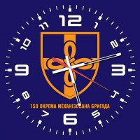 Годинник 159 Окрема Механізована Бригада синій