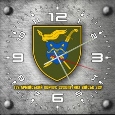 Годинник 17 армійський корпус сірий