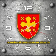 Годинник 19 армійський корпус сірий