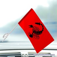 Автомобільний прапорець 19 РБр червоний