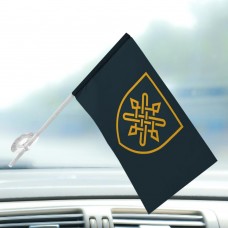 Автомобільний прапор 228 окремий батальйон матеріального забезпечення синій