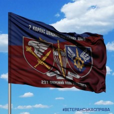 Прапор 231 Окремий Полк логістики та 7 корпус швидкого реагування ДШВ