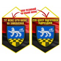 Вимпел 239 центр підготовки підрозділів новий шеврон червоно-чорний