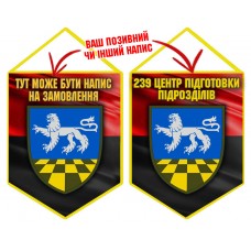 Вимпел 239 центр підготовки підрозділів новий шеврон червоно-чорний