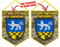 Вимпел 239 центр підготовки підрозділів новий шеврон піксель