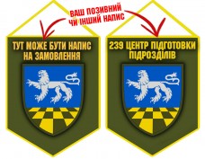 Вимпел 239 центр підготовки підрозділів новий шеврон олива