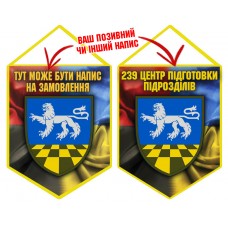 Вимпел 239 центр підготовки підрозділів новий шеврон Combo