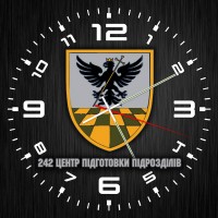 Годинник 242 Центр Підготовки Підрозділів чорний