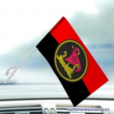 Автомобільний прапорець 27 річковий дивізіон річкових катерів червоно-чорний