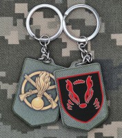 Брелок 41 ОМБр старий шеврон полімер