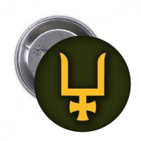 Значок 53 ОМБр олива