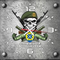 Годинник 56 Маріупольська ОМПБр череп в береті сірий