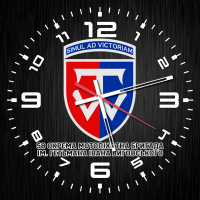 Годинник 58 ОМПБр імені Гетьмана Івана Виговського чорний