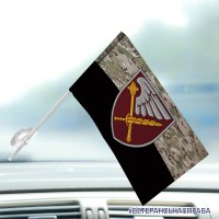 Автомобільний прапорець 7 корпус десантно-штурмових військ Camo