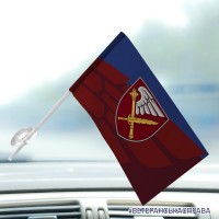 Автомобільний прапорець 7 корпус ДШВ два кольори
