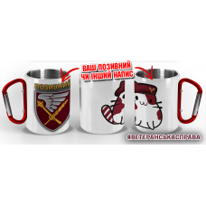 Термочашка Котик-Десантник 7 ДШК ЗСУ з позивним на замовлення