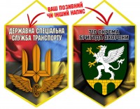 Вимпел 710 ОБрО шеврон і знак ДССТ Combo